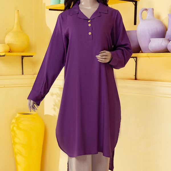 Violet linen shirt