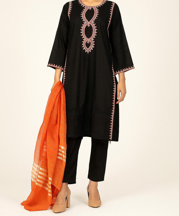 3 Pc Embroidered Lawn Suit